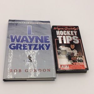 I, Wayne Gretzky Book & VHS All Star Hockey Tips